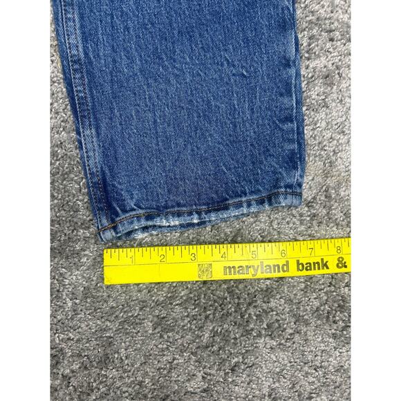 Abercrombie & Fitch Size 0 The 90s Straight Ultra High Rise Distressed - Picture 5 of 7